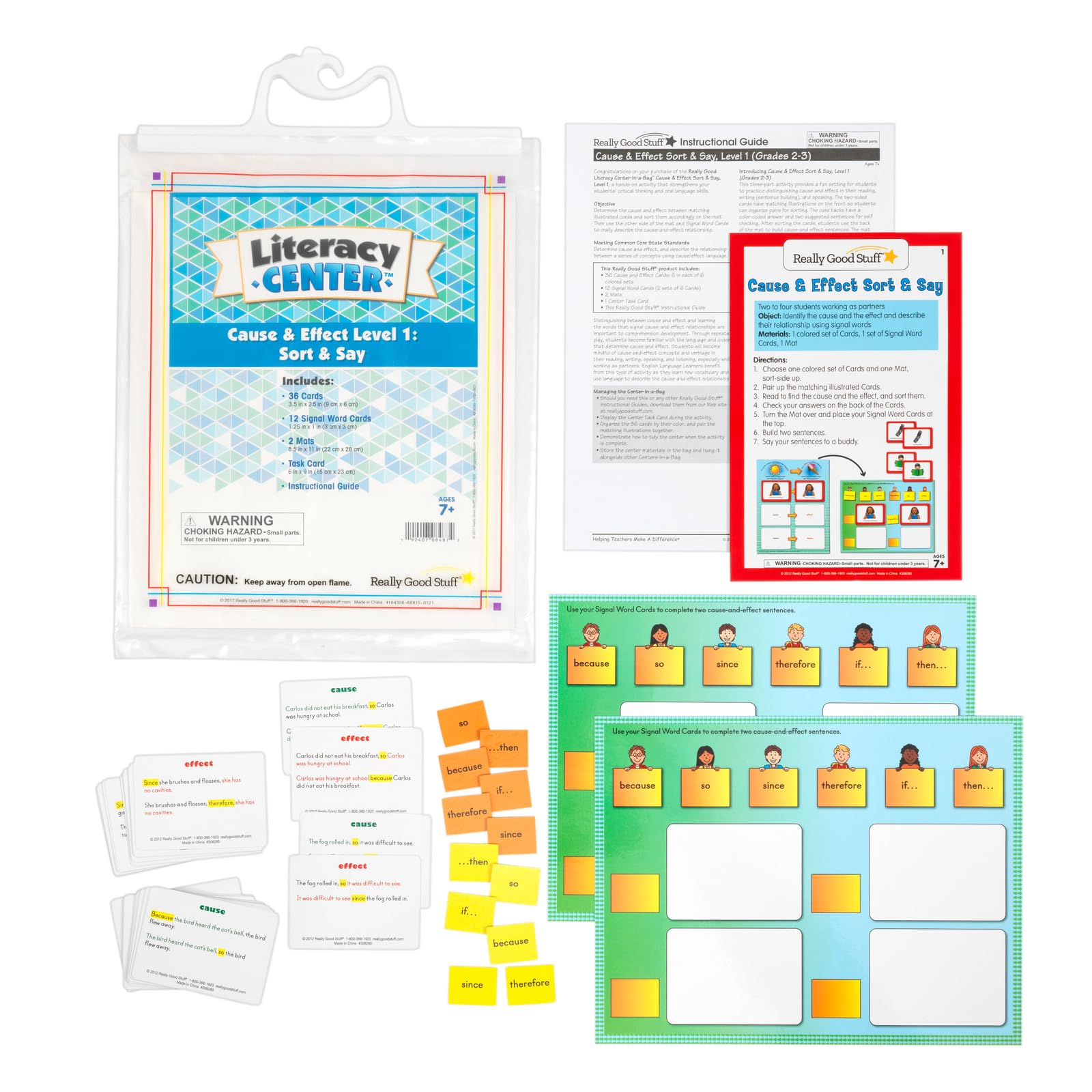 Cause and Effect Level 1: Sort and Say Literacy Center™ - 1 Literacy Center