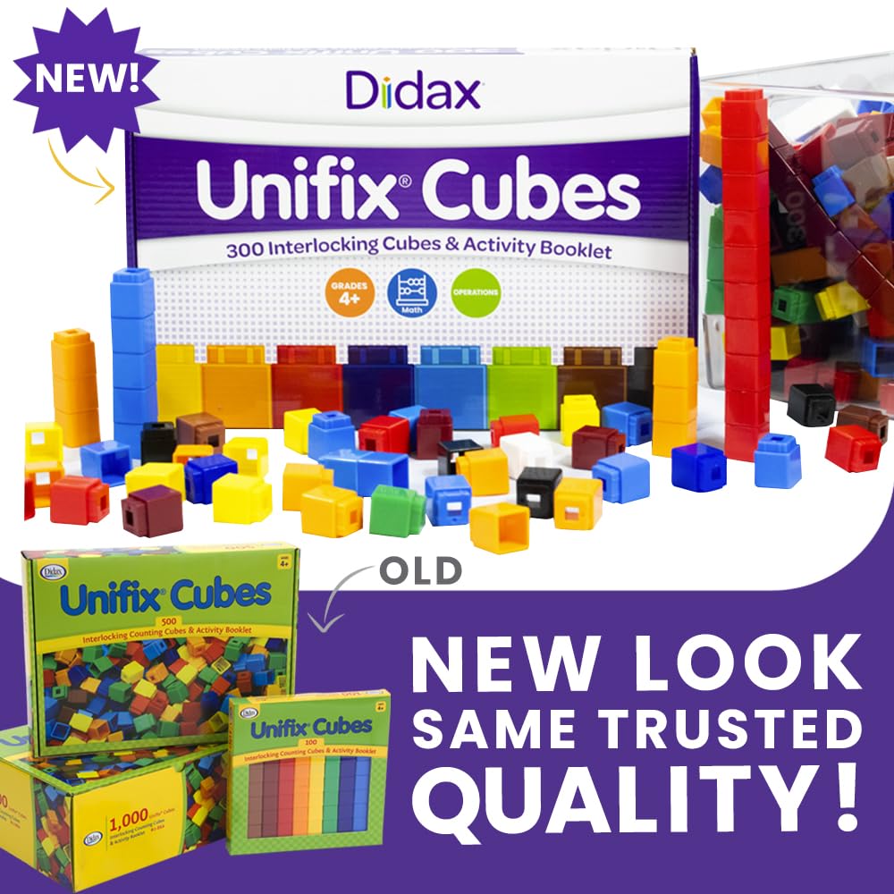 Didax Educational Resources Unifix Cubes Set (100 Pack) - Image 3