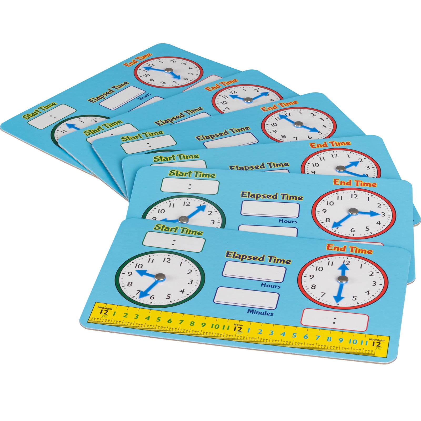 Dry Erase Elapsed Time Practice Boards - 6 Boards - Image 4