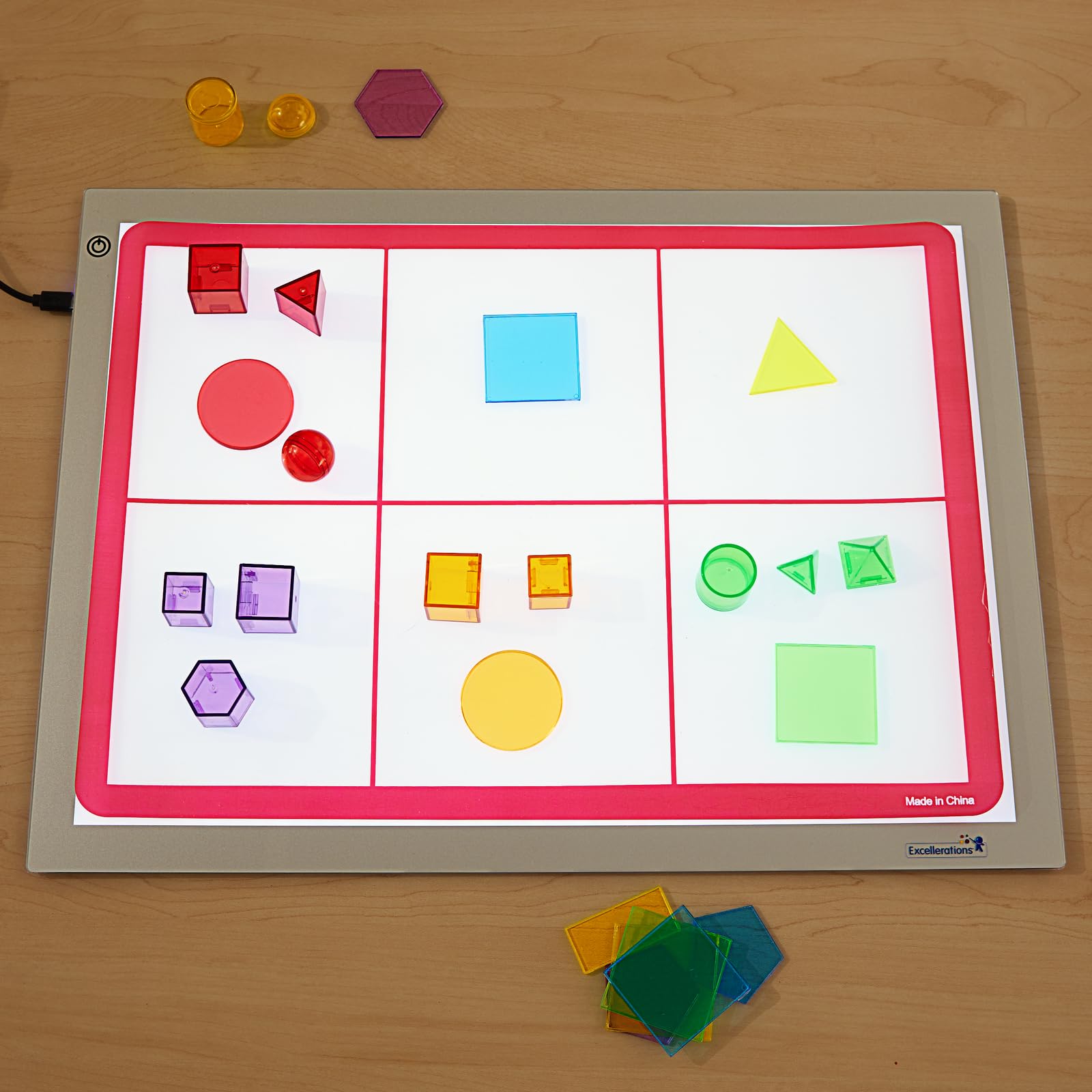 Excellerations Light Table Math Mats - Set of 6 - Image 3