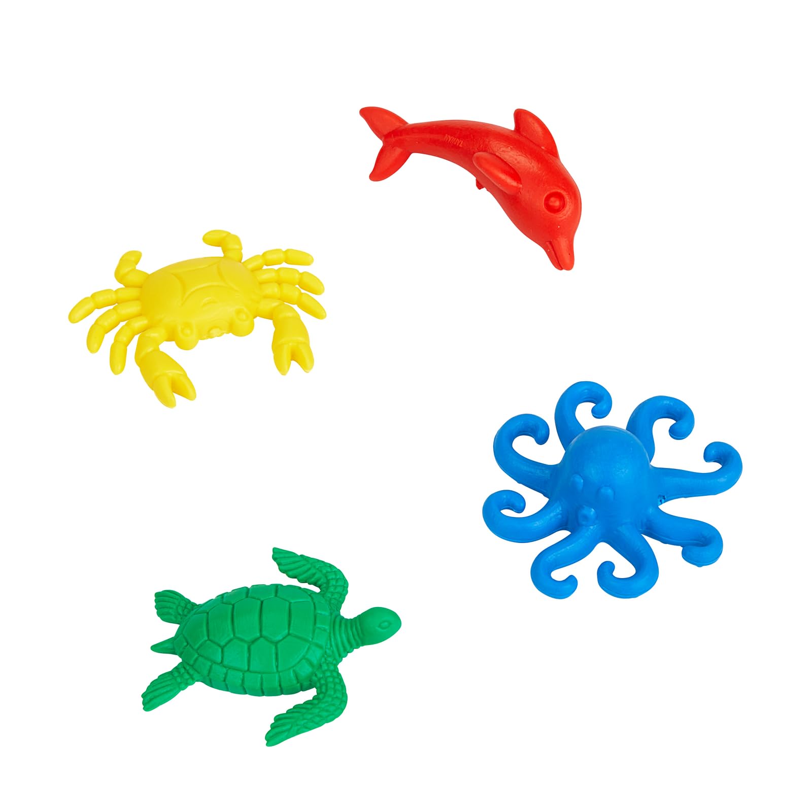 Excellerations Math Manipulatives Set of 128 Sea Creature Counters 1-1/2 inches -2 inches, STEM Educational Toys for Mathematics, Preschool - Image 3