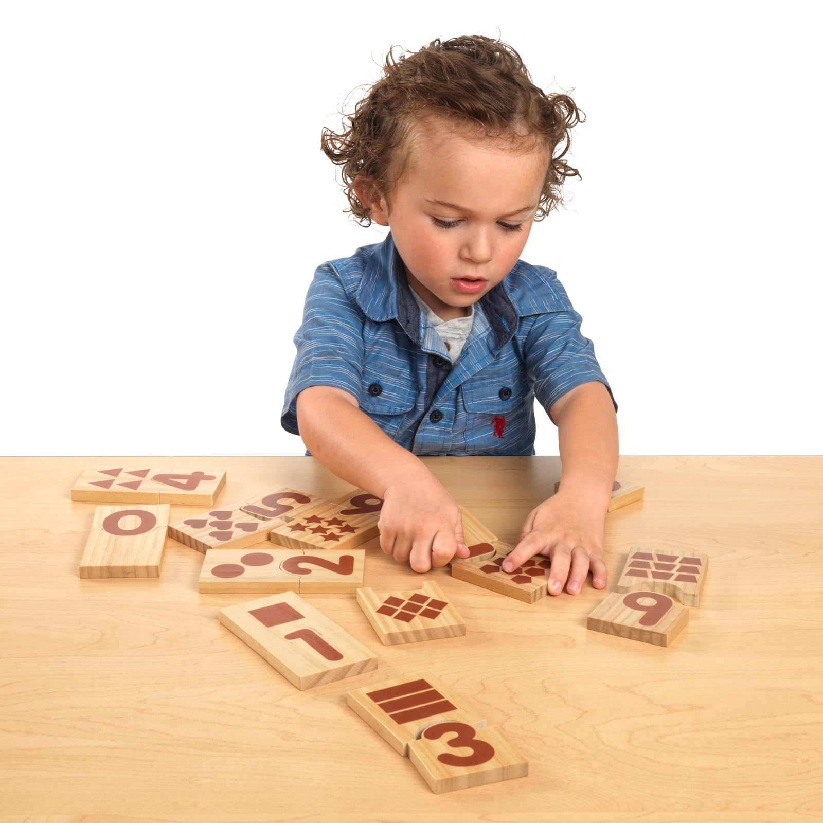 Excellerations Number Puzzle Blocks - Natural - Image 4