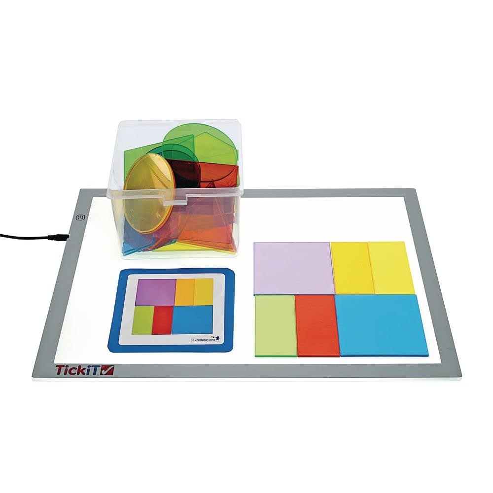 Excellerations STEM Translucent Attribute Shapes 36 Pieces (Item # TRANSHP) - Image 2