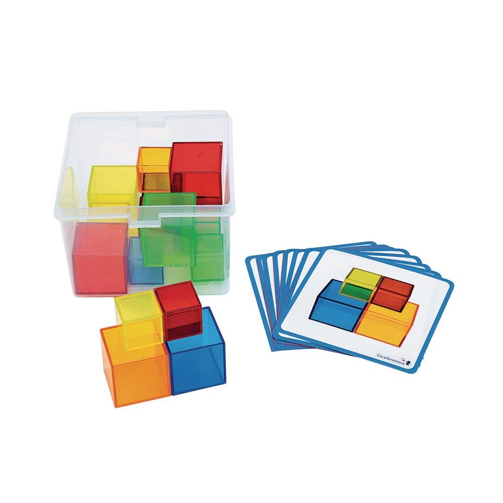 Excellerations STEM Translucent Cubes with Activity Cards - Image 4