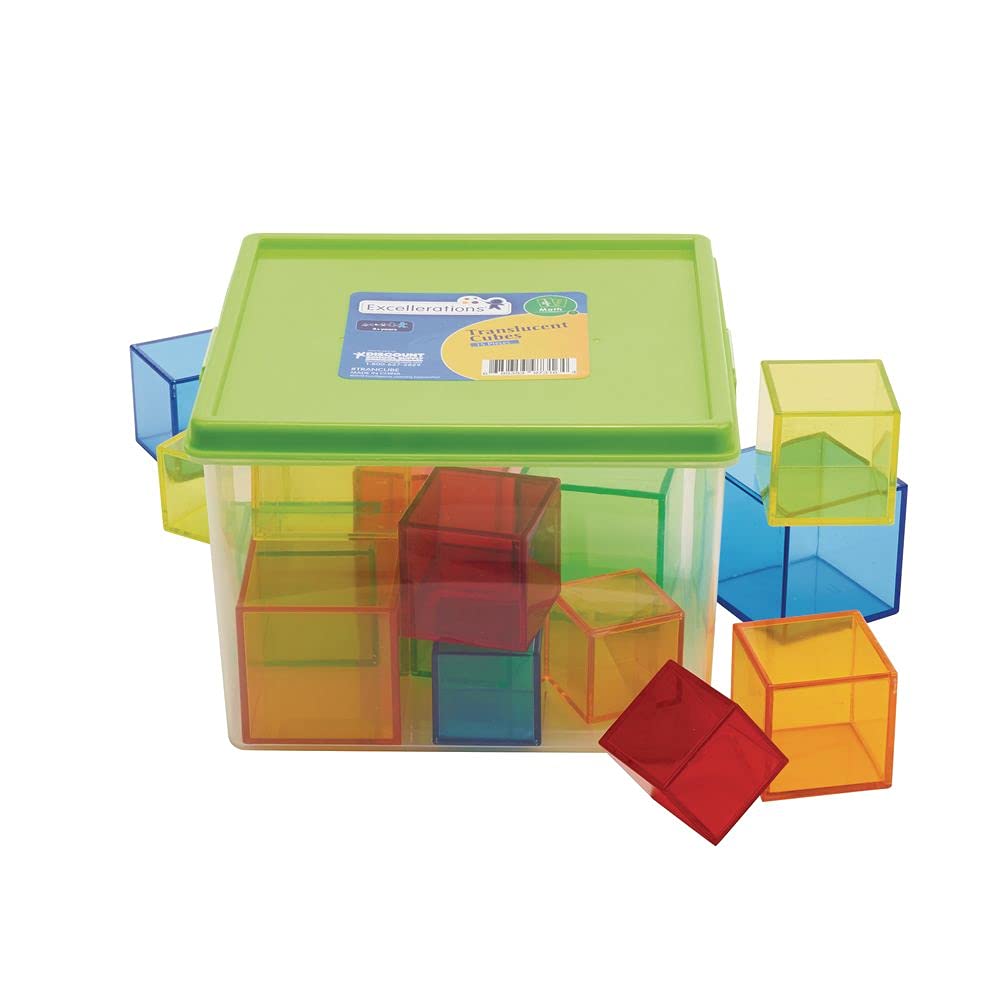 Excellerations STEM Translucent Cubes with Activity Cards - Image 6