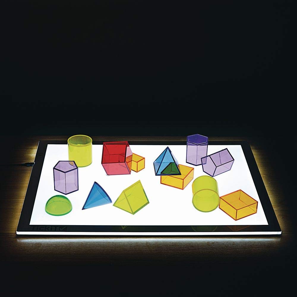 Excellerations STEM Translucent Geometric Shapes with Activity Cards - Image 2