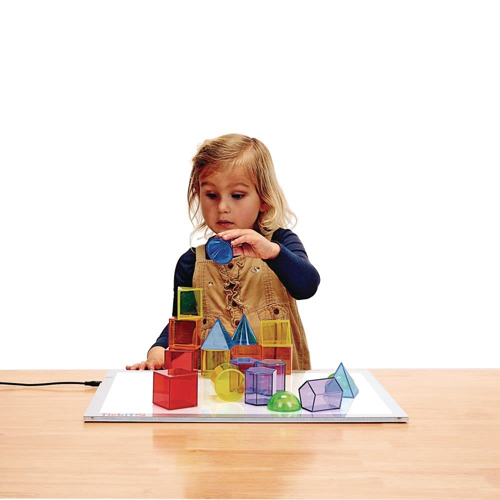 Excellerations STEM Translucent Geometric Shapes with Activity Cards - Image 4