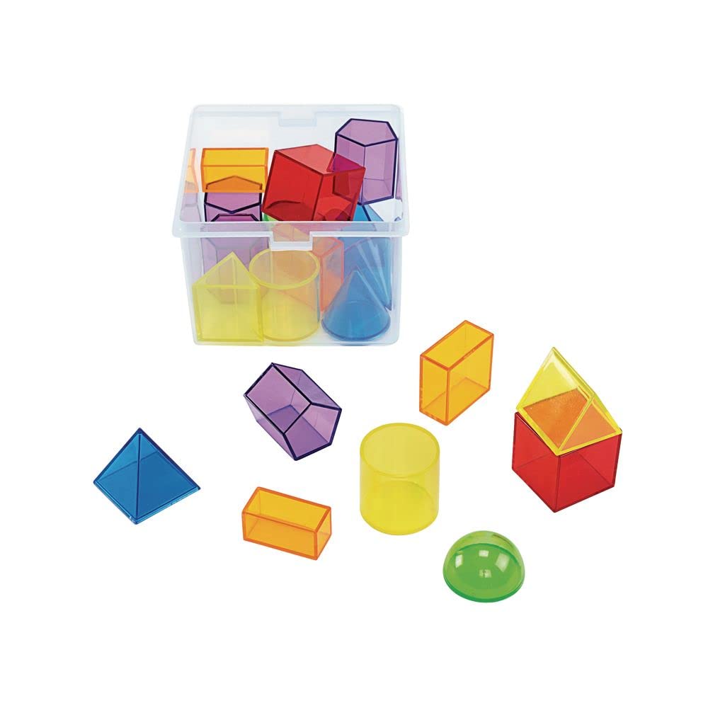 Excellerations STEM Translucent Geometric Shapes with Activity Cards - Image 5