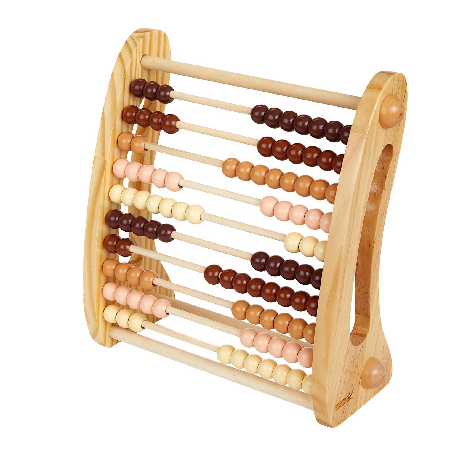 Excellerations Wooden Abacus - Natural - 12"H by 11"W - Kids Math, Counting Beads - Image 5