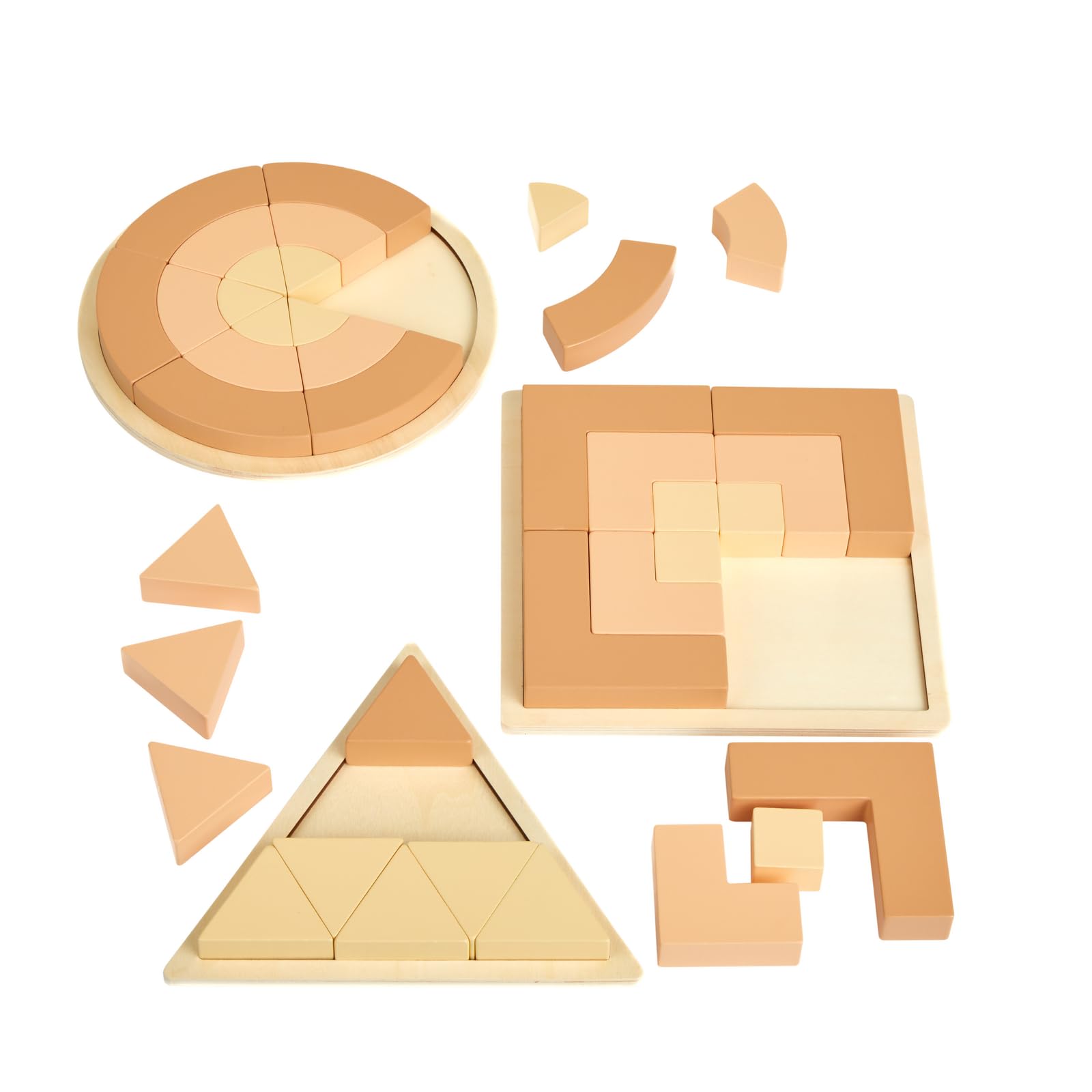 Excellerations Wooden Attribute Puzzle Collection - Set of 3 - Image 5