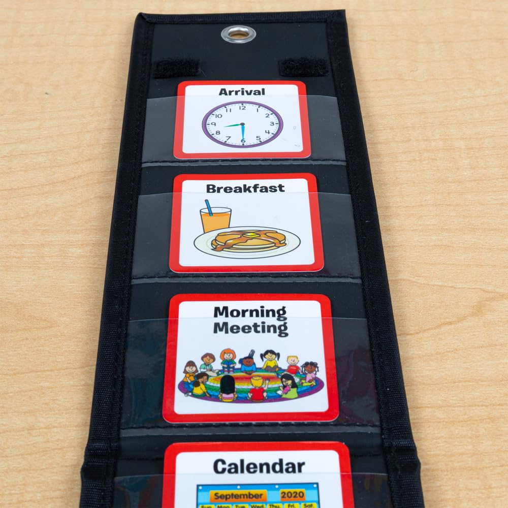 Individual Student Visual Schedule - 1 holder, 55 cards - Image 3