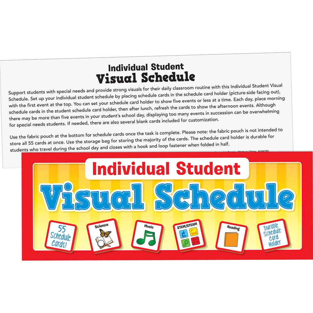 Individual Student Visual Schedule - 1 holder, 55 cards - Image 6
