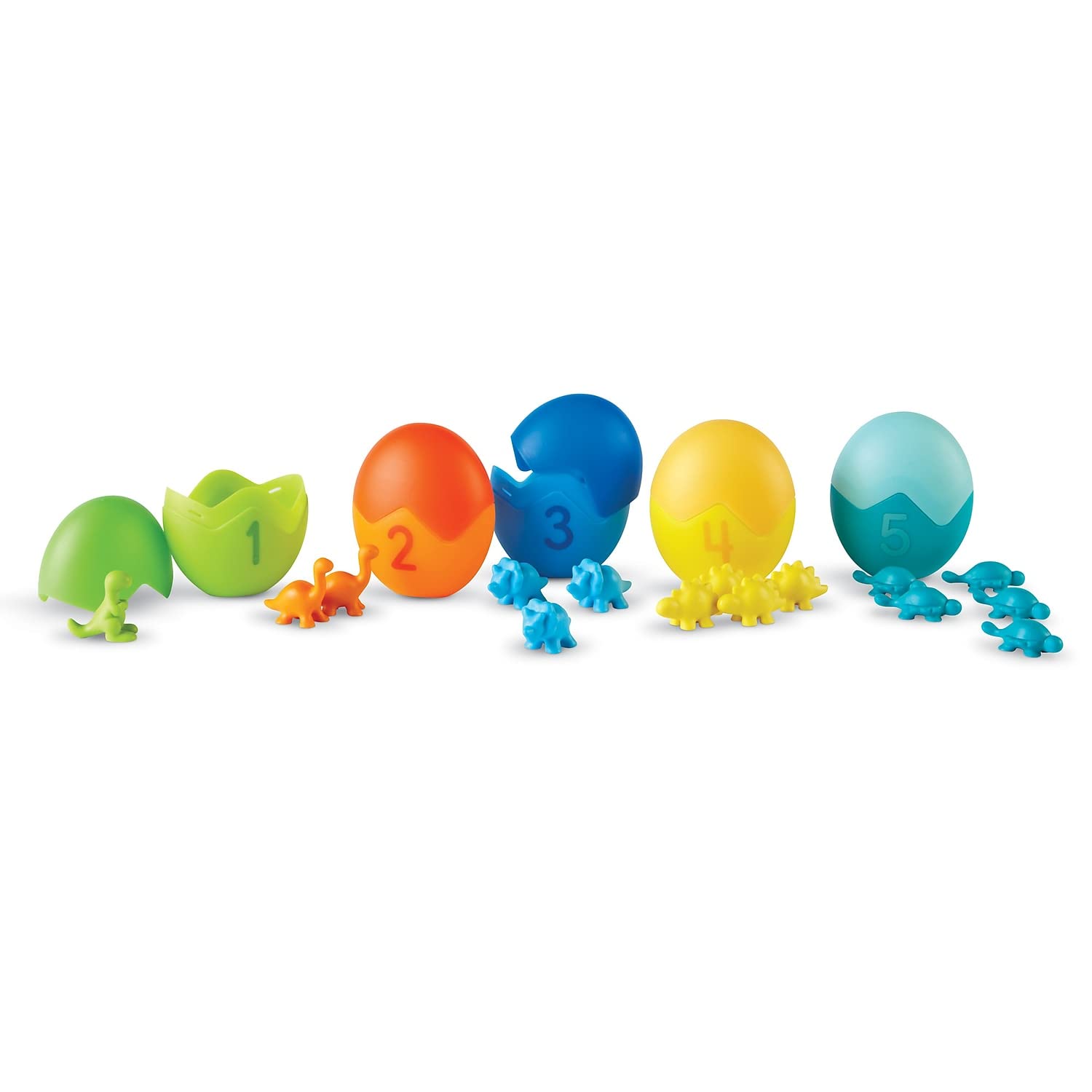 Learning Resources Counting Dino-Sorters Math Activity Set, Dinosaur Sorting Toy, 65 Pieces, Ages 3+ - Image 2