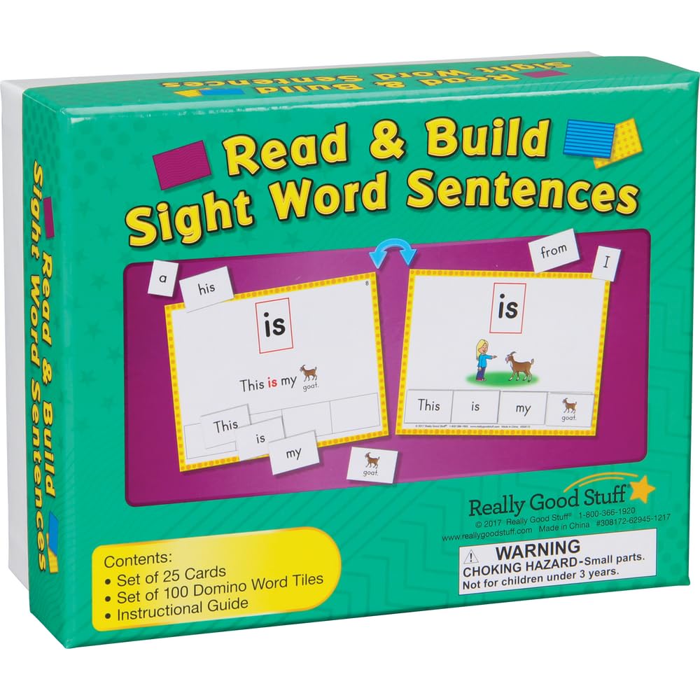 Read and Build Sight Word Sentences