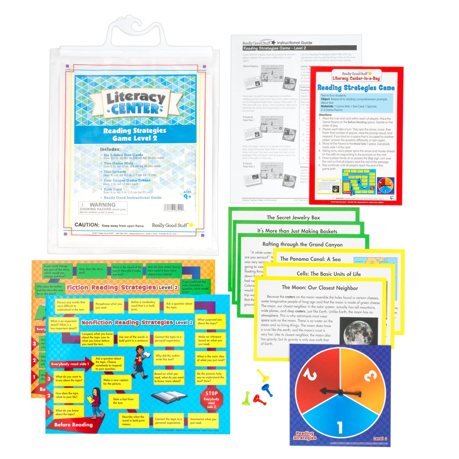 Reading Strategies Game Level 2 Literacy Center™ - 1 Literacy Center