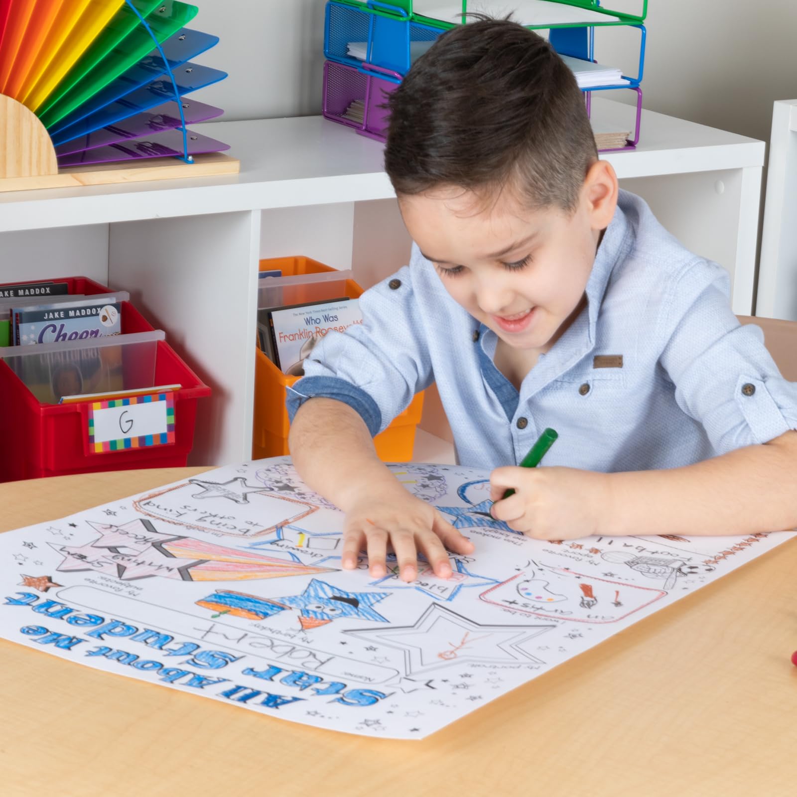 Ready-to-Decorate All About Me Star Student Posters - 24 Posters - Image 5