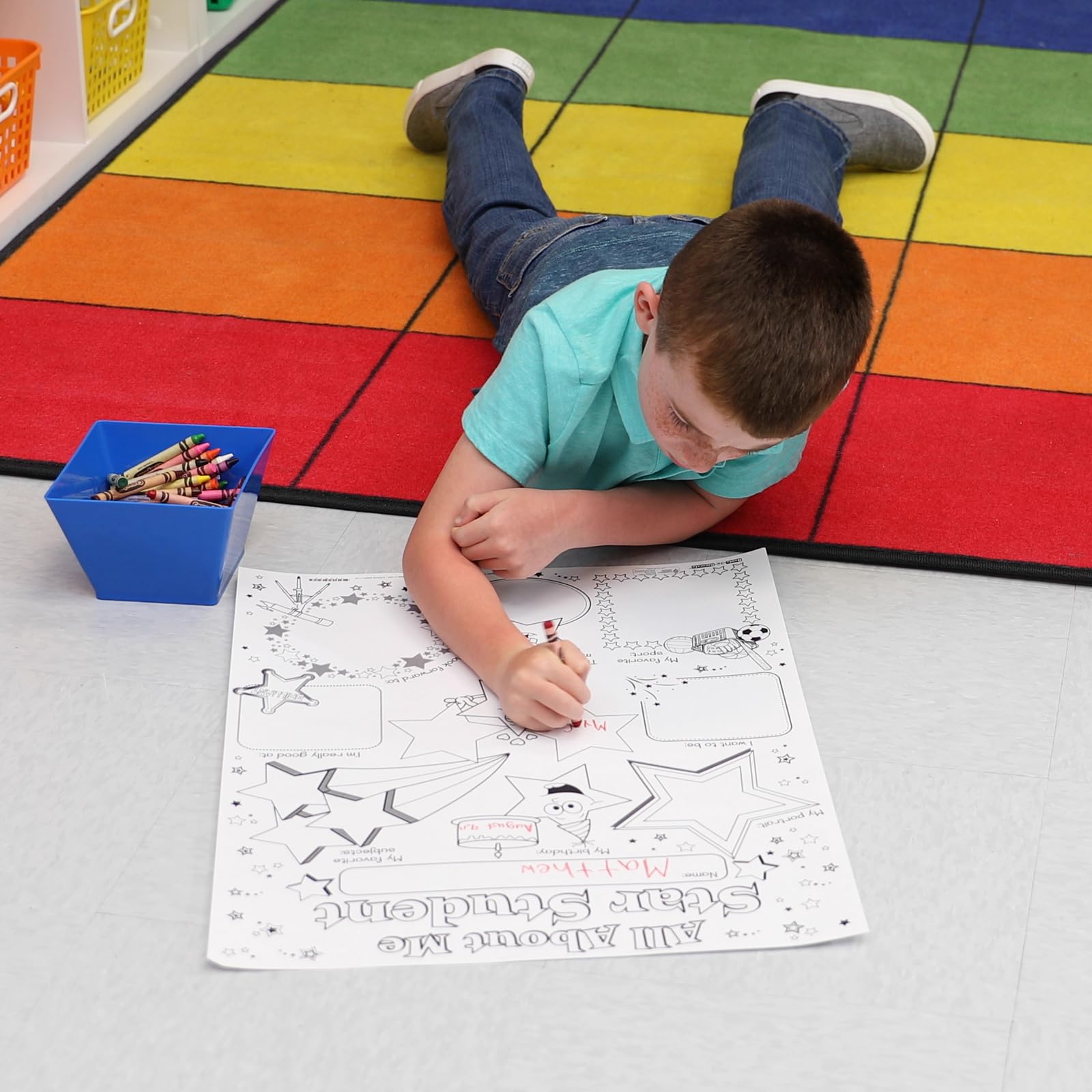 Ready-to-Decorate All About Me Star Student Posters - 24 Posters - Image 7
