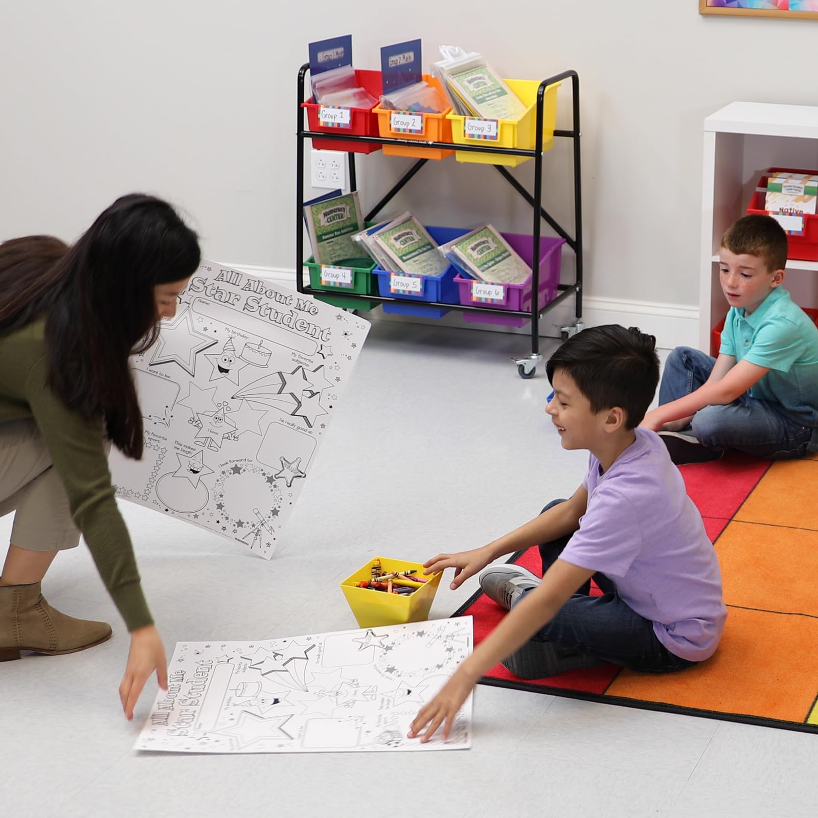 Ready-to-Decorate All About Me Star Student Posters - 24 Posters - Image 8