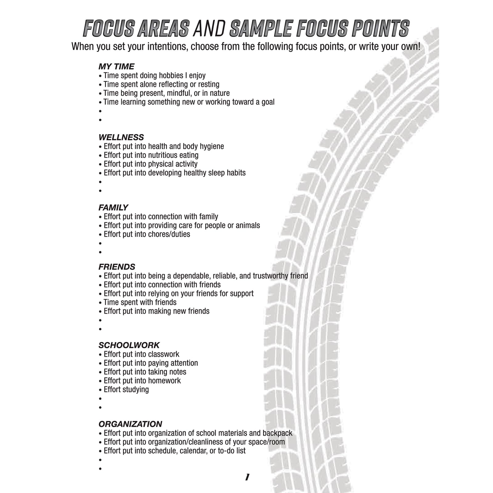 Really Good Stuff 12PK Weekly Wheel Self-Management Journal - Upper Grade Social Emotional Learning - Self Management - Image 4