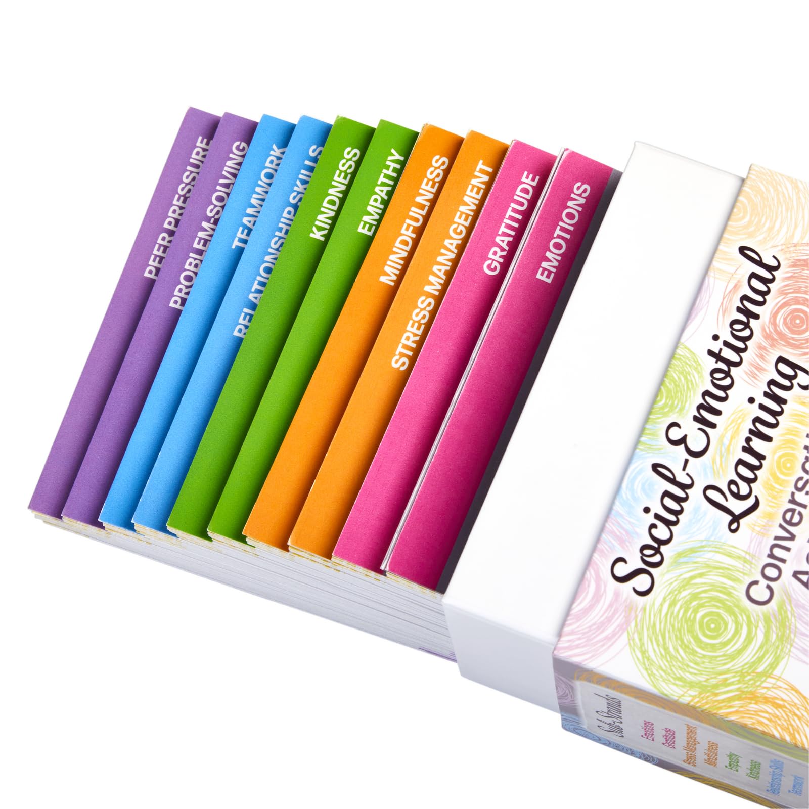 Really Good Stuff 150 Double Sided Conversation Cards: Social Emotional Learning Activities for Kids, Teens, & Family, Building Social Skills, Positive Attitude & Behaviors - Image 5