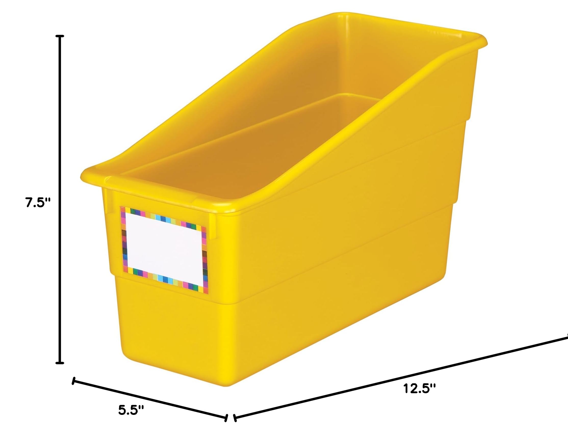 Really Good Stuff-160103 Durable Magazine, Book, Folder and File Holders,Ideal for Narrow or Vertical Storage Needs,Instantly Color Code Your Classroom, Choose from 22 Colors (Single Color Set of 12) - Image 10