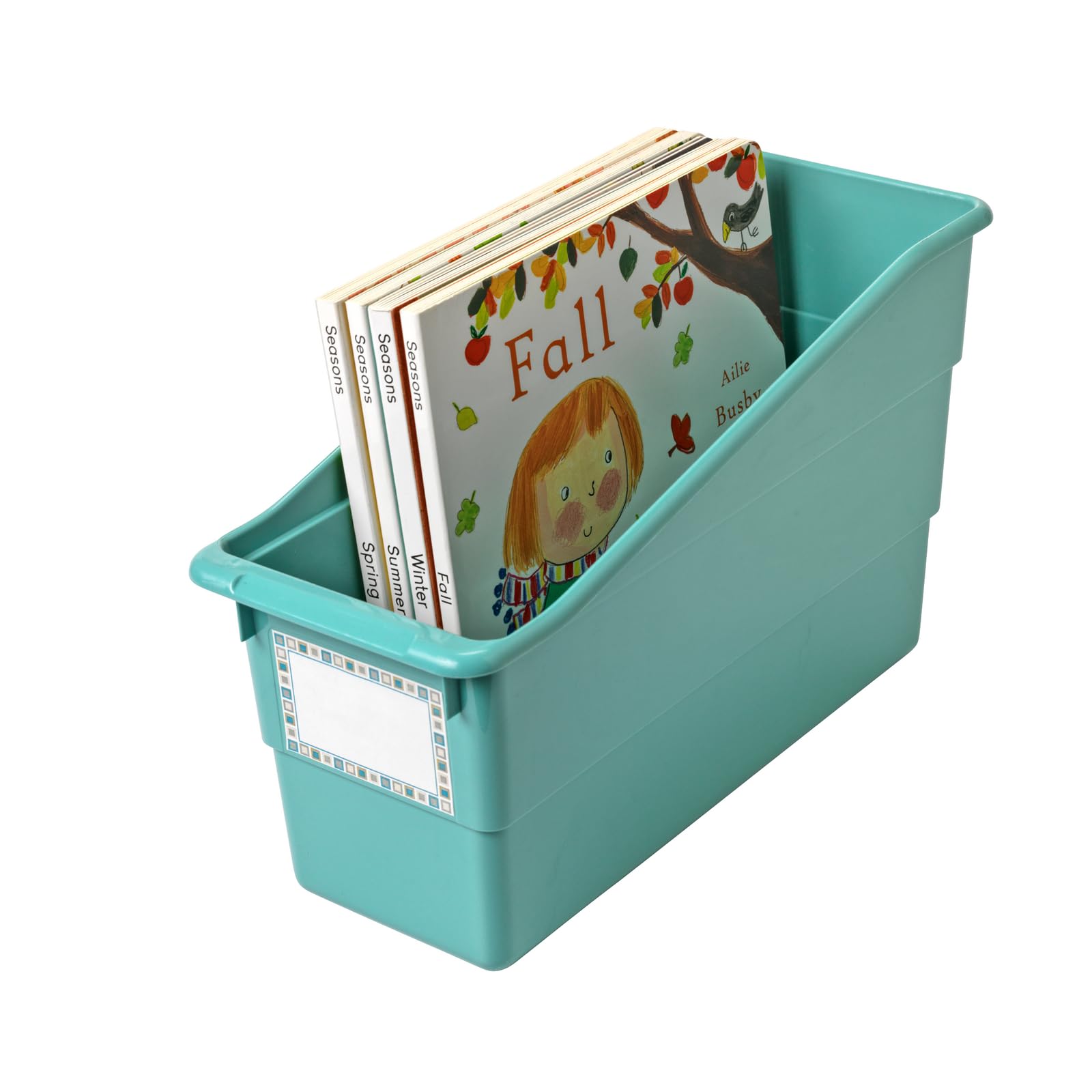 Really Good Stuff-160103WA Durable Magazine, Book, Folder and File Holders–Ideal for Narrow or Vertical Storage Needs–Instantly Color Code Your Classroom–Choose from 22 Colors(Single Color Set of 12) - Image 3