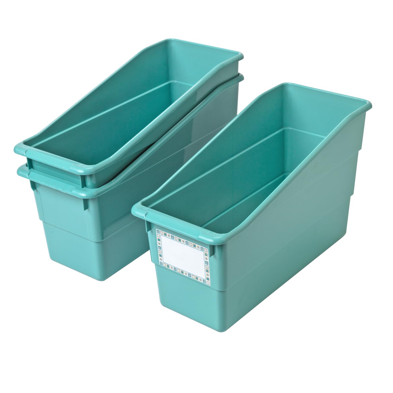 Really Good Stuff-160103WA Durable Magazine, Book, Folder and File Holders–Ideal for Narrow or Vertical Storage Needs–Instantly Color Code Your Classroom–Choose from 22 Colors(Single Color Set of 12) - Image 6