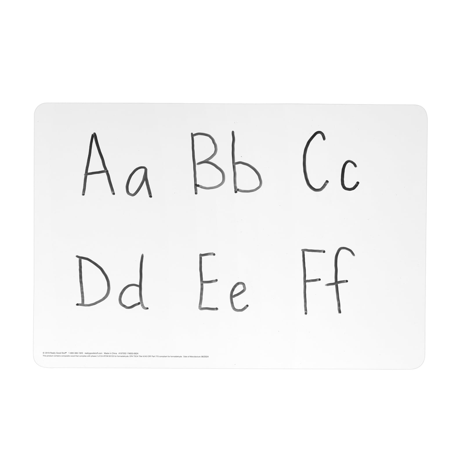 Really Good Stuff 18" x 12" Magnetic Dry Erase Board - Sturdy Construction, Versatile Use - Image 3