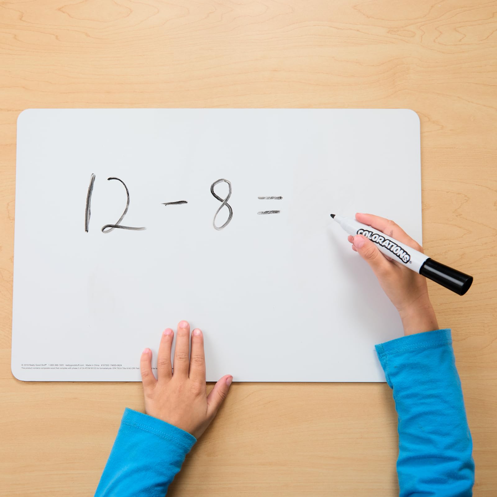 Really Good Stuff 18" x 12" Magnetic Dry Erase Board - Sturdy Construction, Versatile Use - Image 4