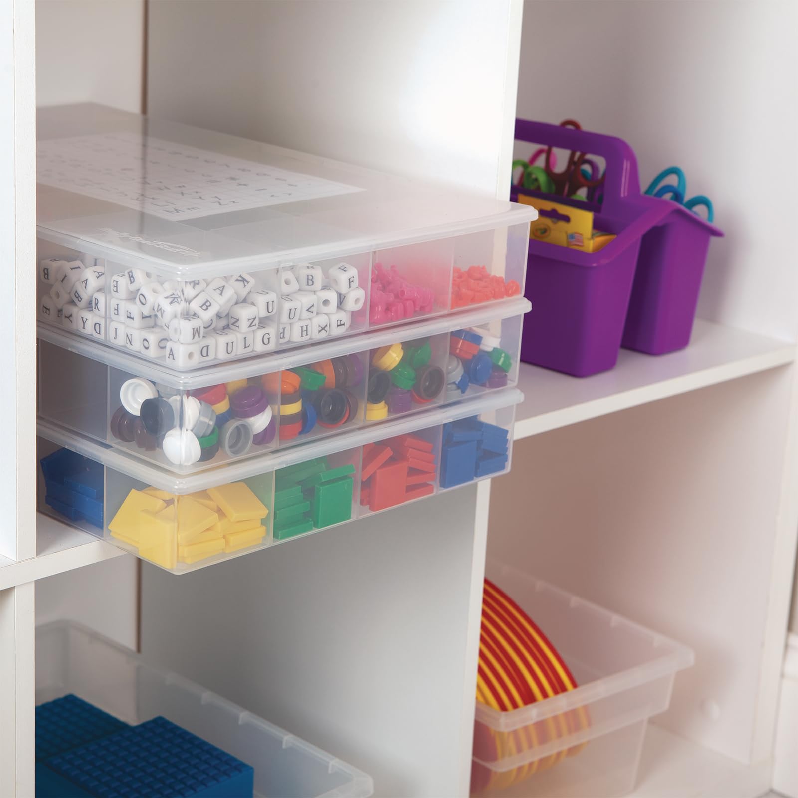 Really Good Stuff 28 Compartment Plastic Storage Case - Image 4