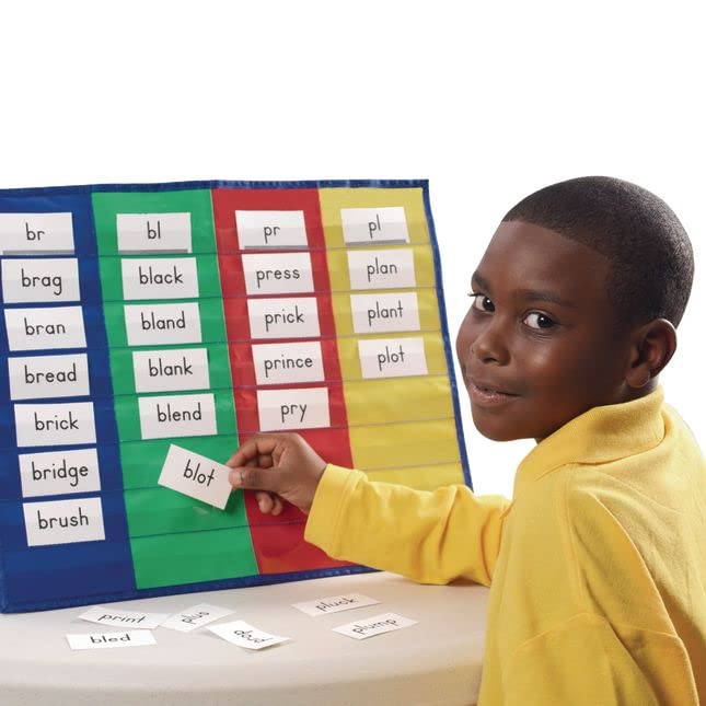 Really Good Stuff 4-Column Desktop Pocket Chart and Stand - 1 Chart, 1 Stand - Image 4