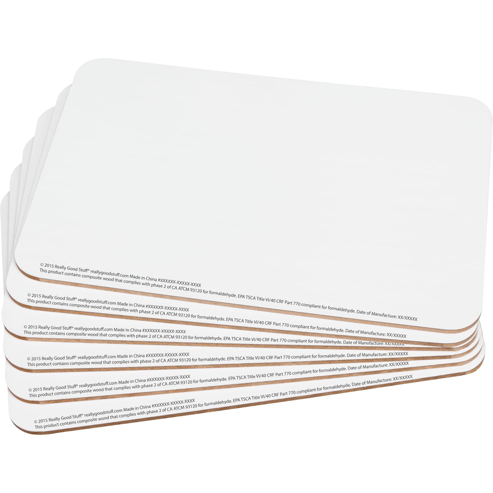 Really Good Stuff 9" X 6" Mini Magnetic Dry Erase Boards Set of 6