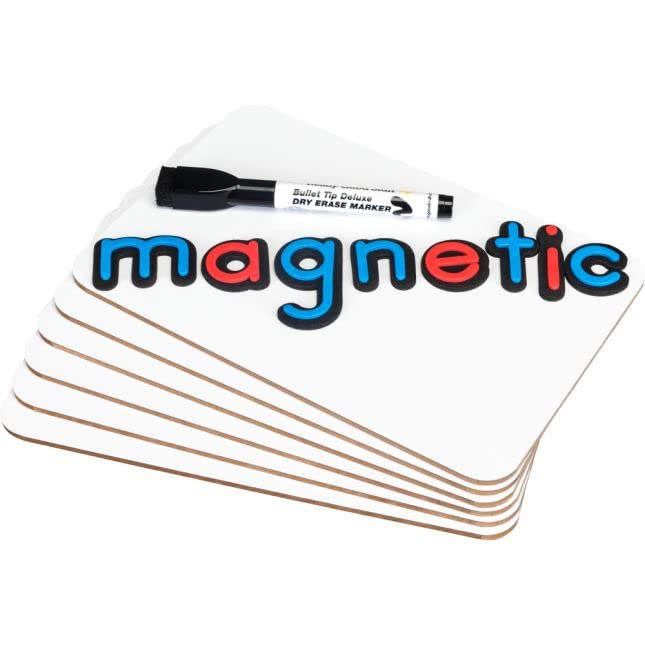 Really Good Stuff 9" X 6" Mini Magnetic Dry Erase Boards with Markers - Set of 36 - Image 4