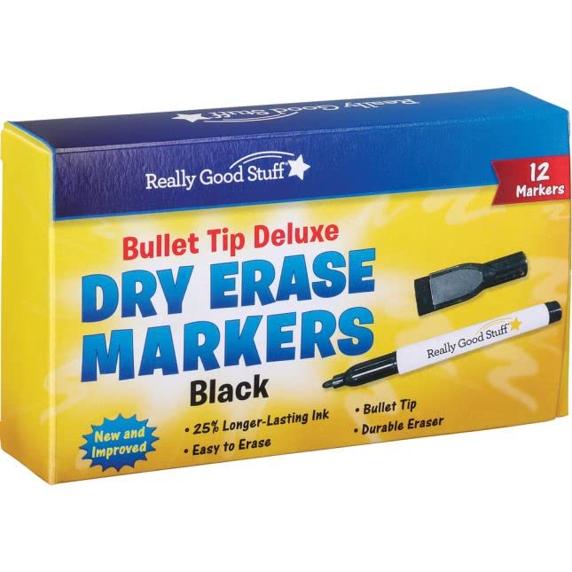Really Good Stuff 9" X 6" Mini Magnetic Dry Erase Boards with Markers - Set of 36 - Image 9