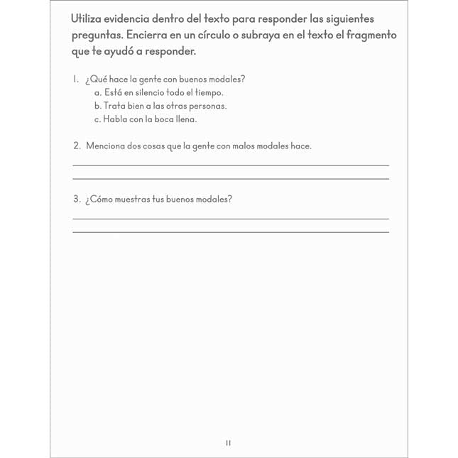 Really Good Stuff Activities for Spanish Reading Comprehension Journals (Actividades de comprensi?n lectora) - 12 journals - Image 4