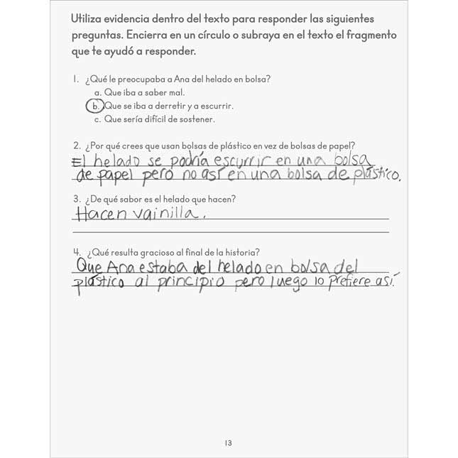 Really Good Stuff Activities for Spanish Reading Comprehension Journals (Actividades de comprensi?n lectora) - 12 journals - Image 7