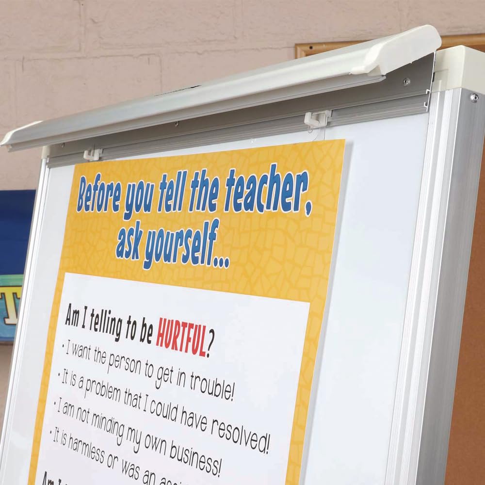 Really Good Stuff Adjustable Magnetic Dry Erase Easel - 1 Easel - Image 3