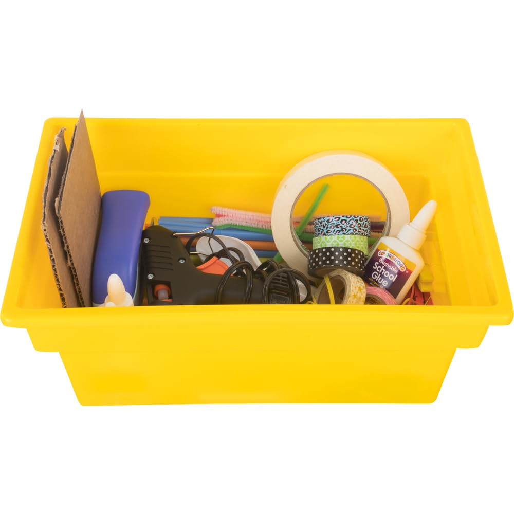 Really Good Stuff All-Purpose Bin - Set of 12 Clear - Image 3