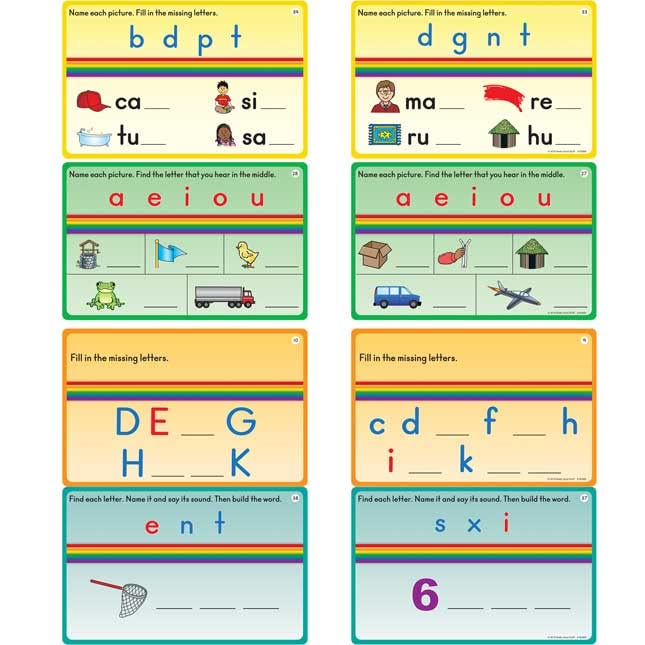 Really Good Stuff Alphabet Arc Task Cards - 20 Task Cards - Image 3