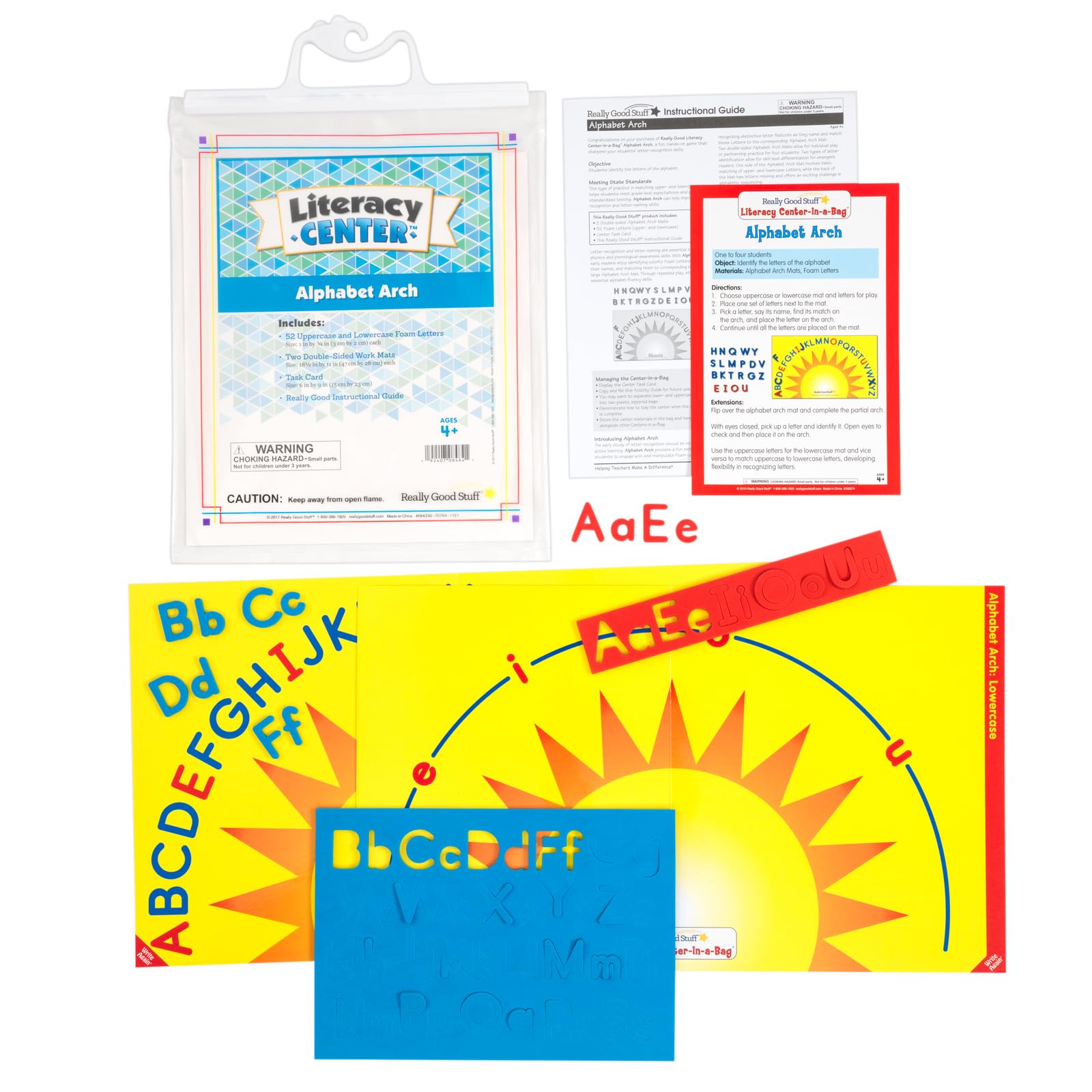 Really Good Stuff Foundational Skills Literacy Centers - Grades K-1-12 Literacy Centers, 1 Rack - Image 3
