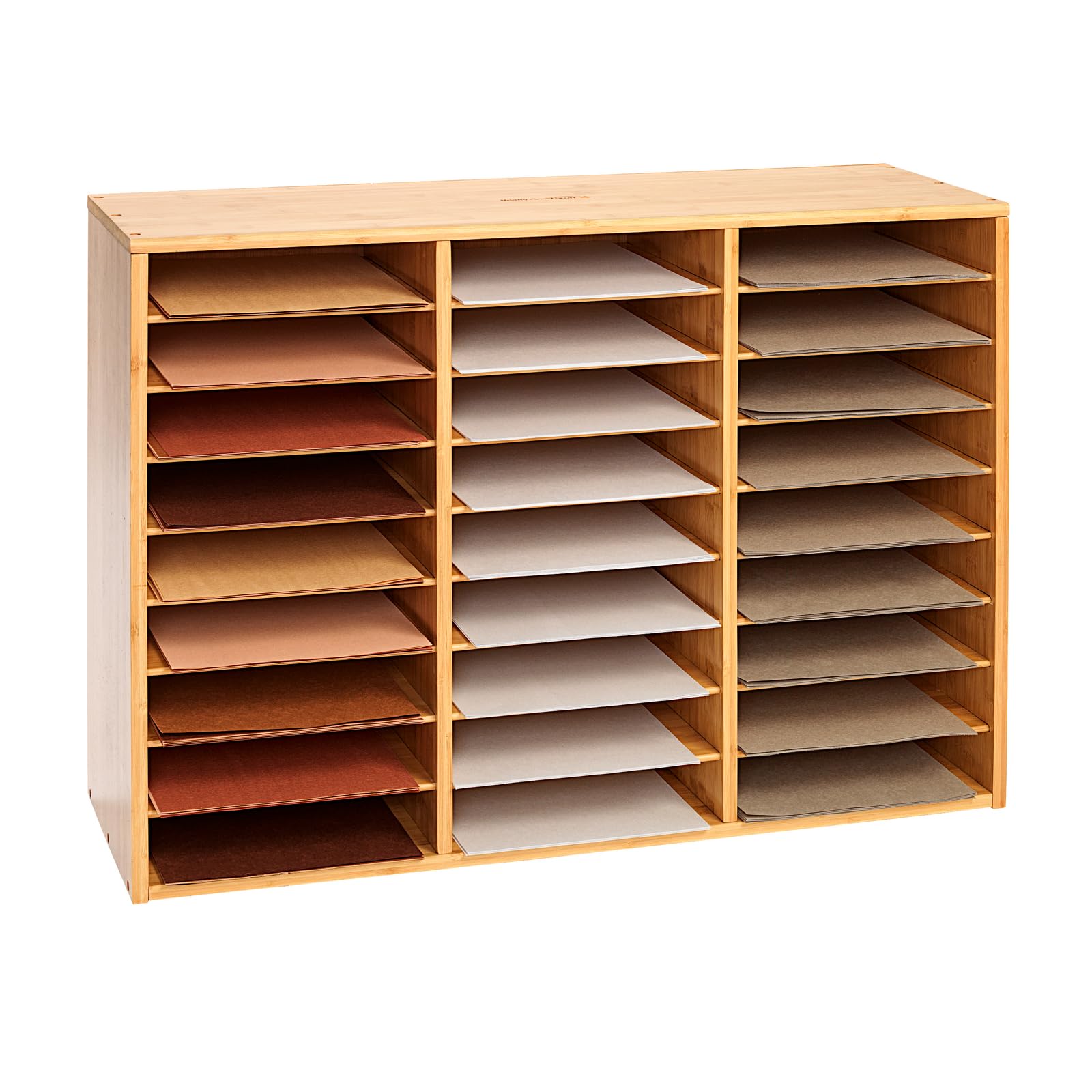 Really Good Stuff Bamboo Mail Center - 27 Compartments for Classroom and Office Organization - Image 5