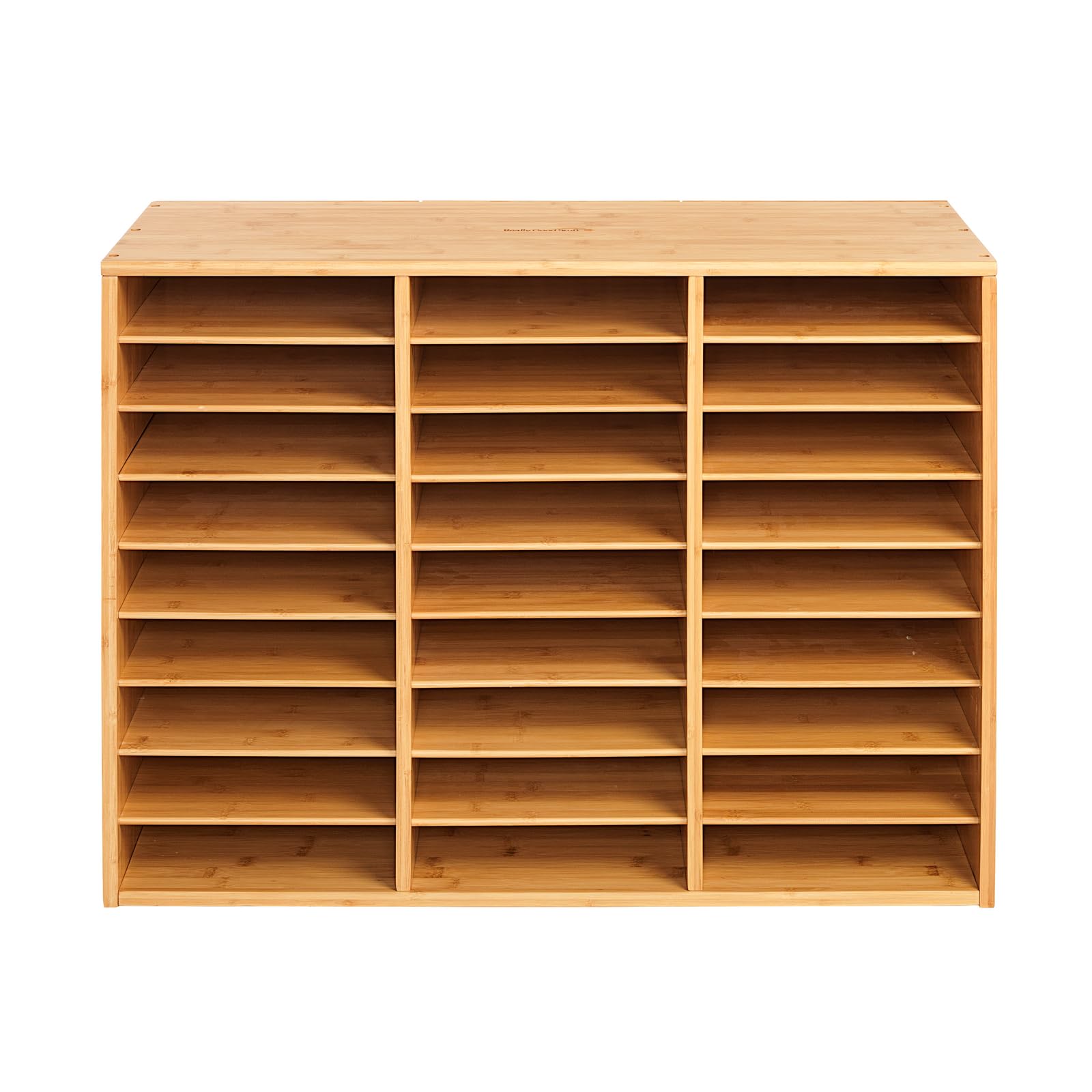 Really Good Stuff Bamboo Mail Center - 27 Compartments for Classroom and Office Organization - Image 7