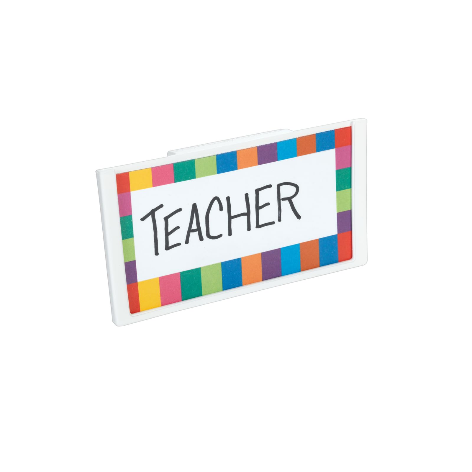 Really Good Stuff Basket and Bin Label Holders with Labels - 12 Pack - Storage for Classroom Organization - Plastic Label Clip & Holder for Baskets - Clear and Durable - Image 2