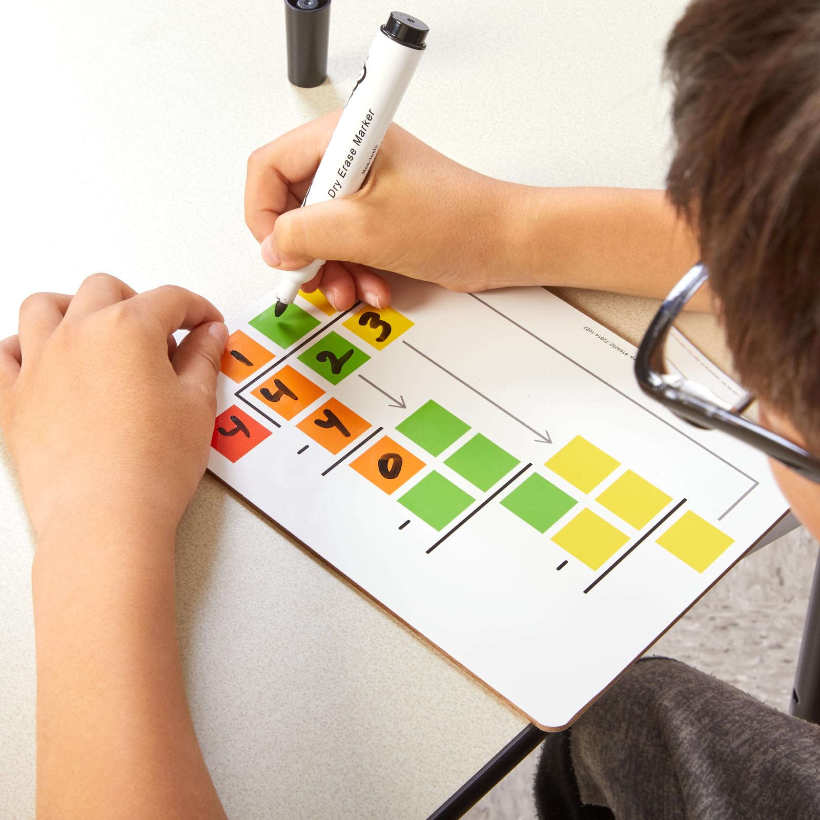 Really Good Stuff Beginning Long Division Dry-Erase Boards - 6 Boards - Image 5