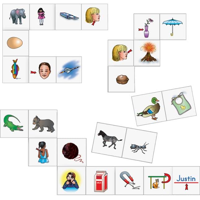 Really Good Stuff Beginning Sound Dominoes Literacy Center - 1 Literacy Center - Image 5