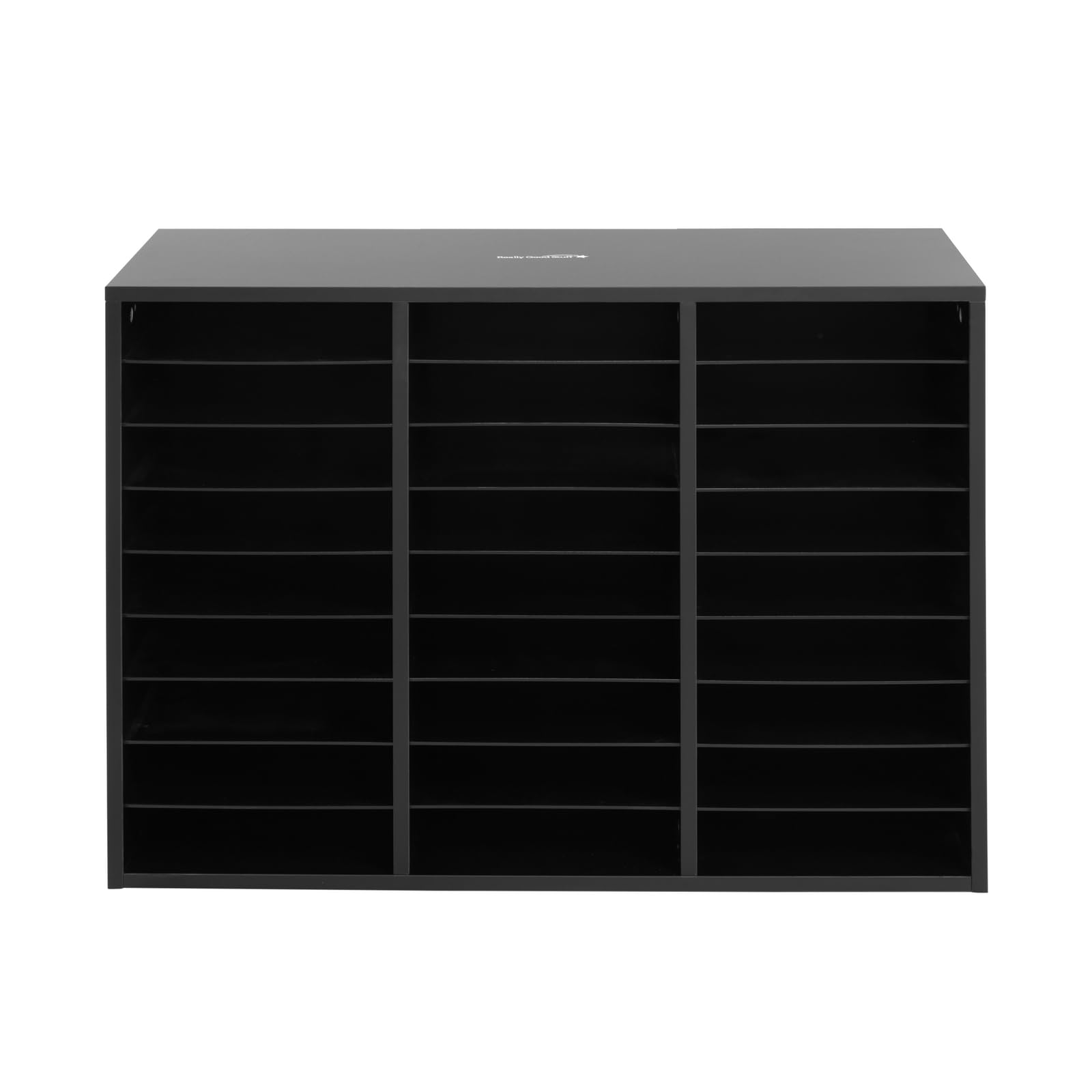 Really Good Stuff Black 27-Slot Mail Center with Trays - Red - Image 4