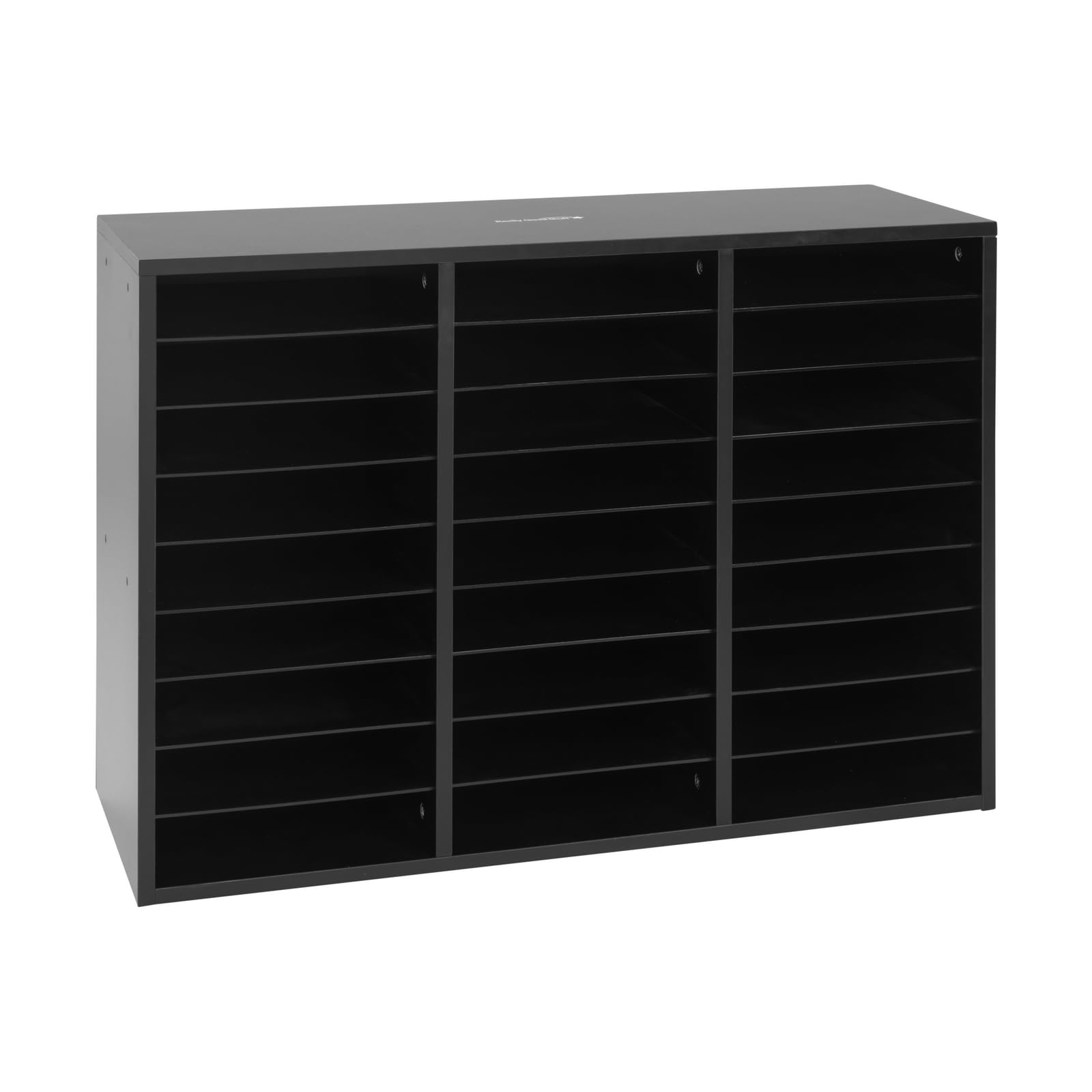 Really Good Stuff Black 27-Slot Mail Center with Trays - 6-Color Grouping - Image 5