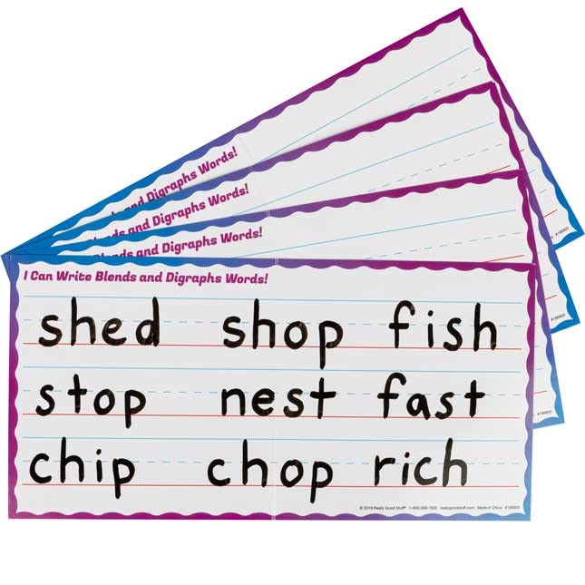 Really Good Stuff Blends and Digraphs Stacking Tiles Game - 1 Game - Image 7