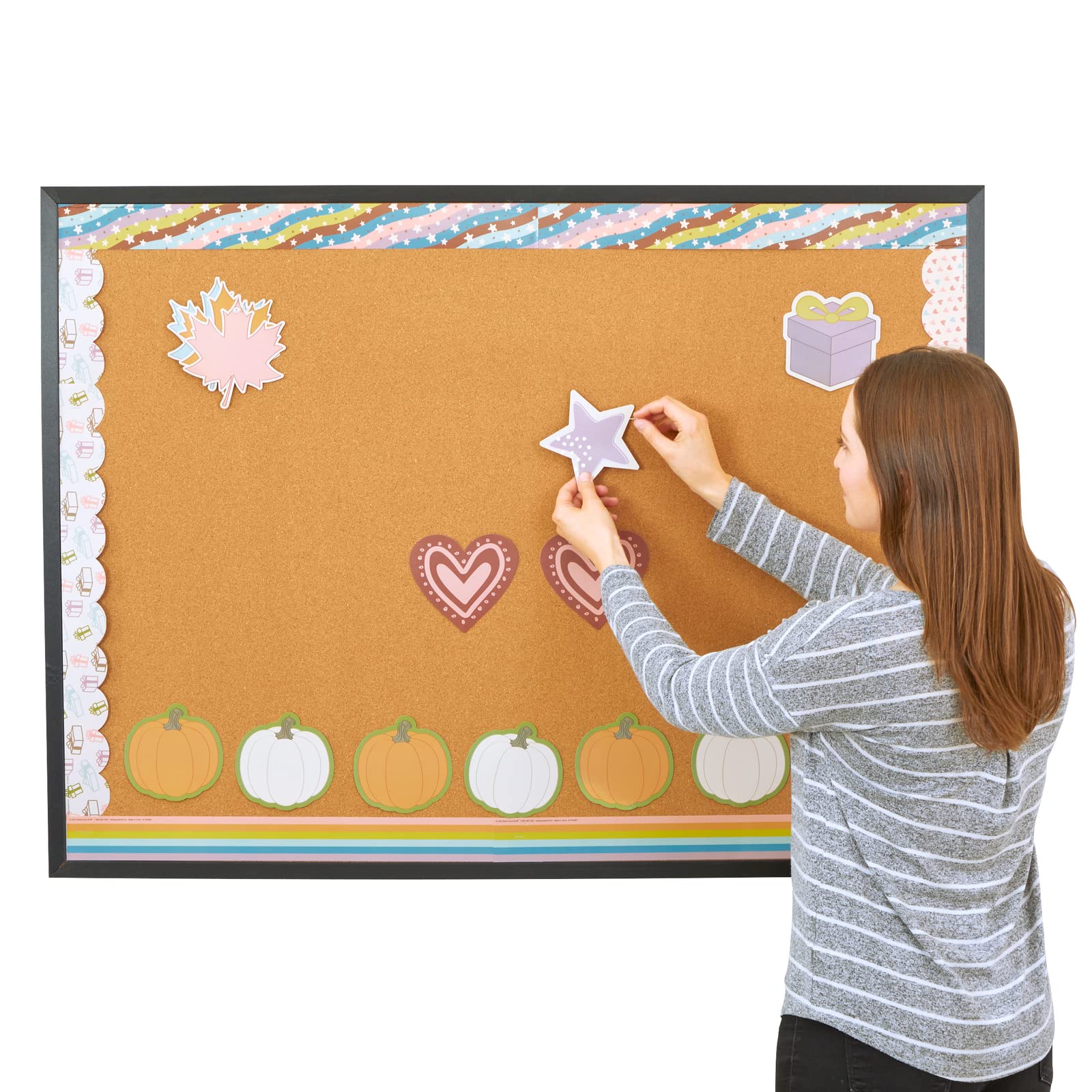 Really Good Stuff Boho Borders & Accents Bulletin Board Classroom Pack - 432 Pieces - Image 3