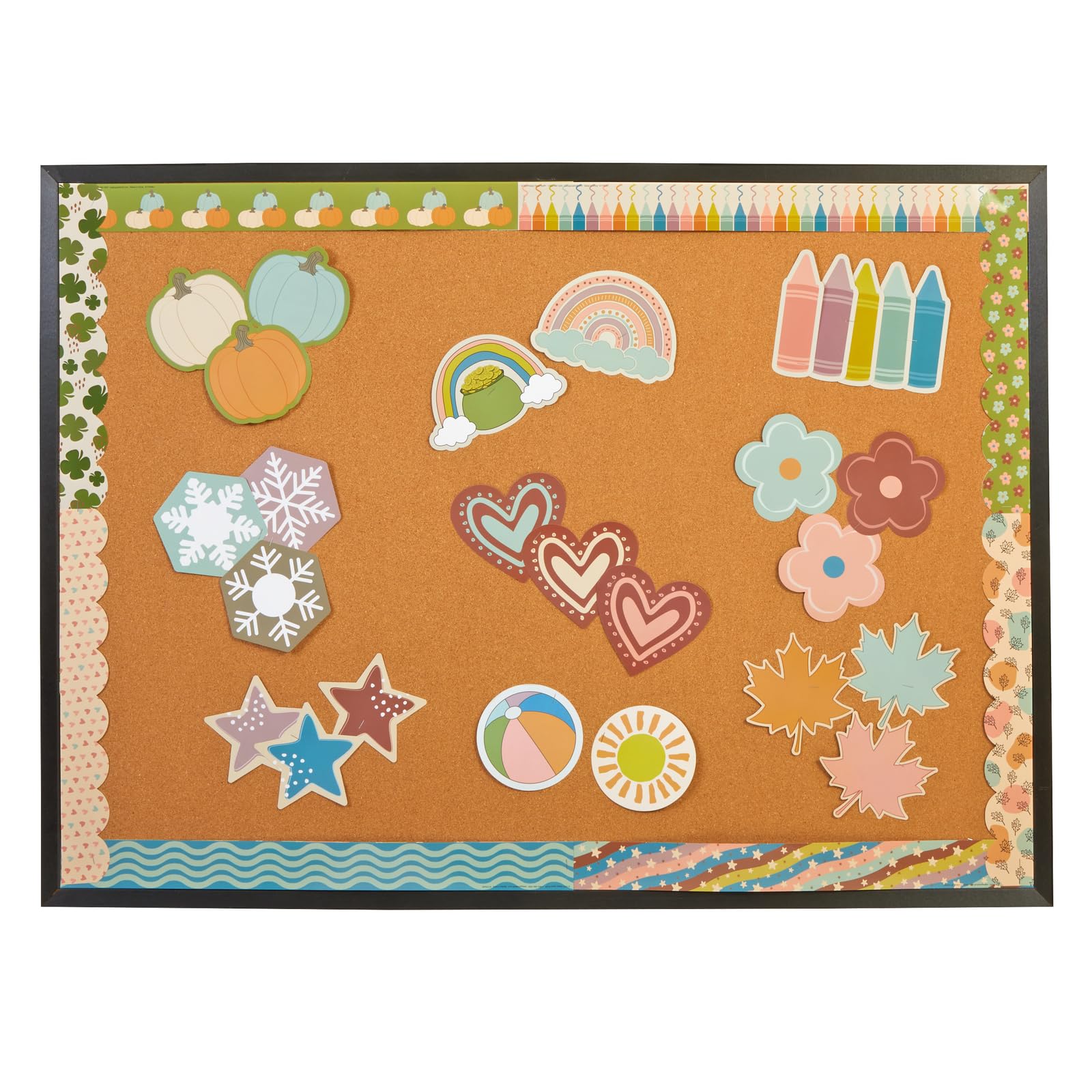 Really Good Stuff Boho Borders & Accents Bulletin Board Classroom Pack - 432 Pieces - Image 6